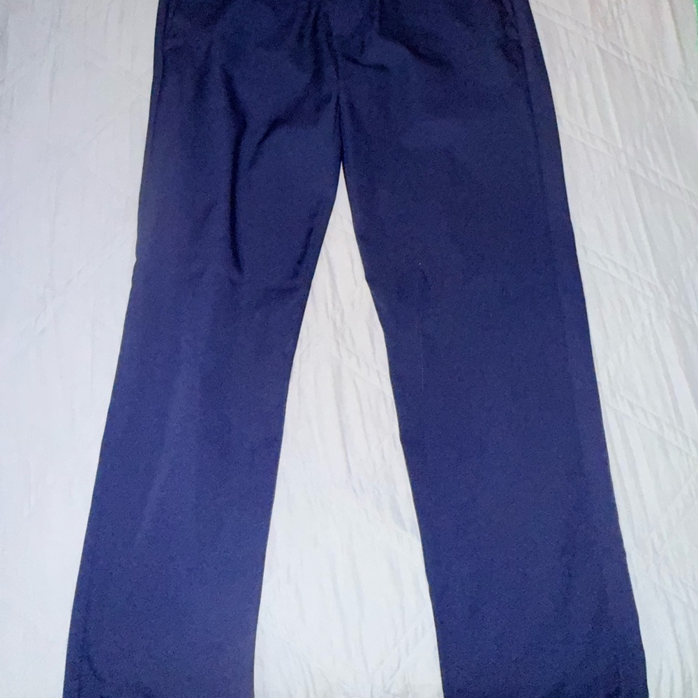 Haggar Men's Deep Blue Dress Pants